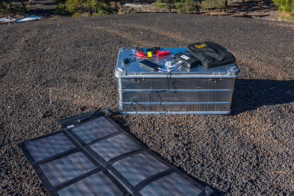 Adventure Driven solar panel jump start charging system-1